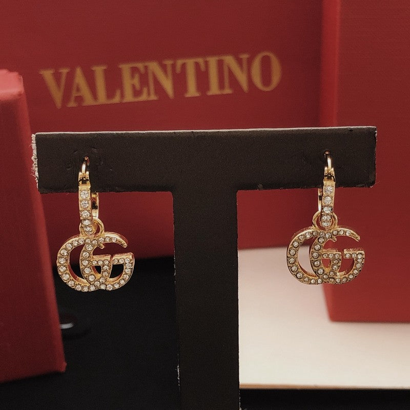 GucciDiamond 18K Gold Earrings