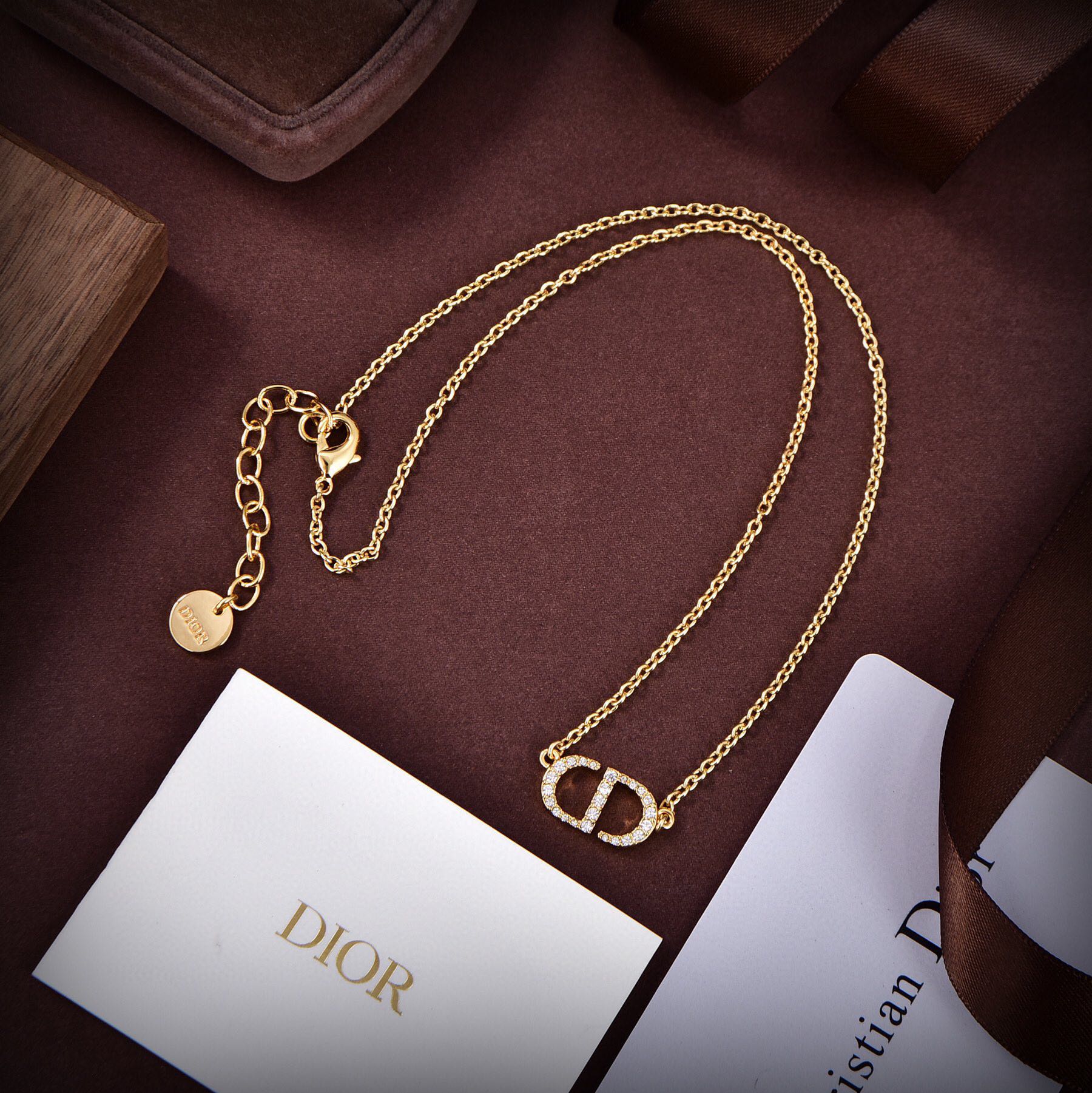 Dior Petit Diamonds 18K Gold Necklace