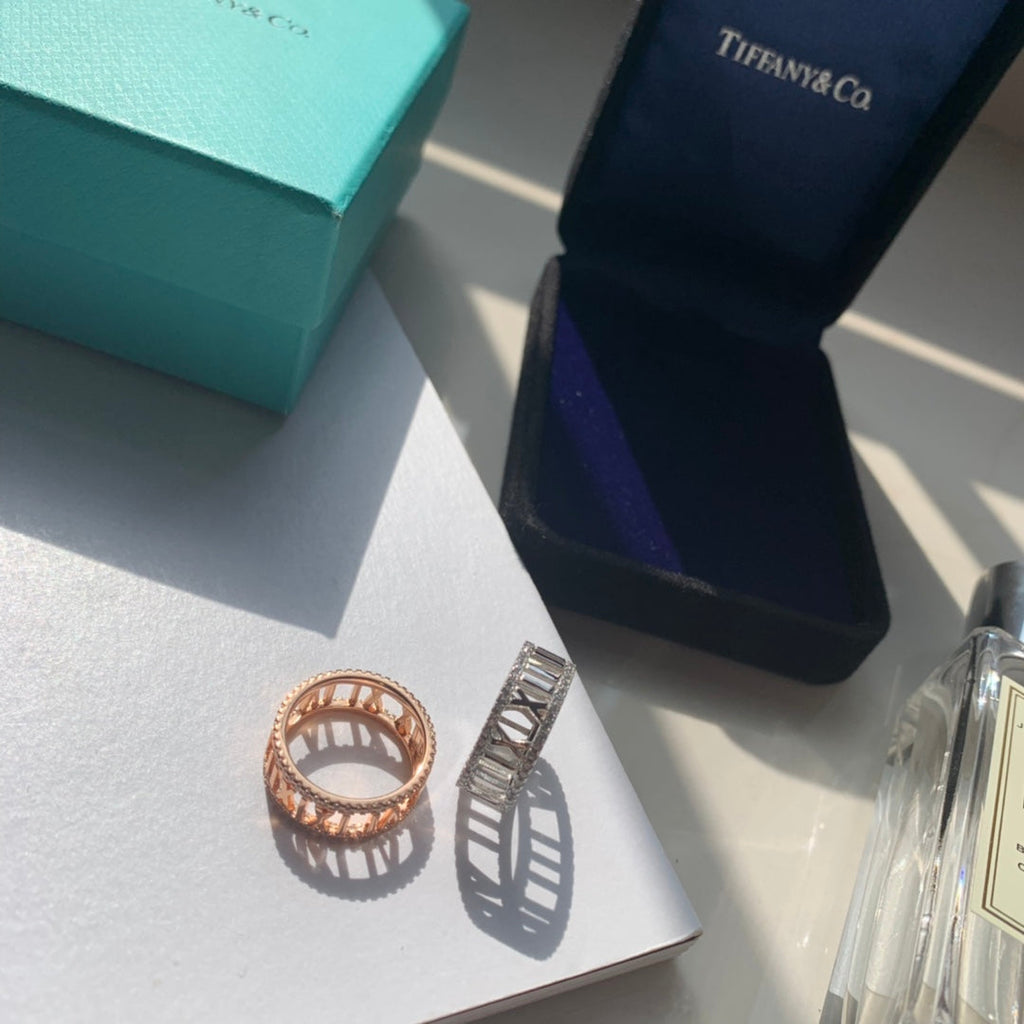 Tiffany Atlas Diamond 18K Gold Ring