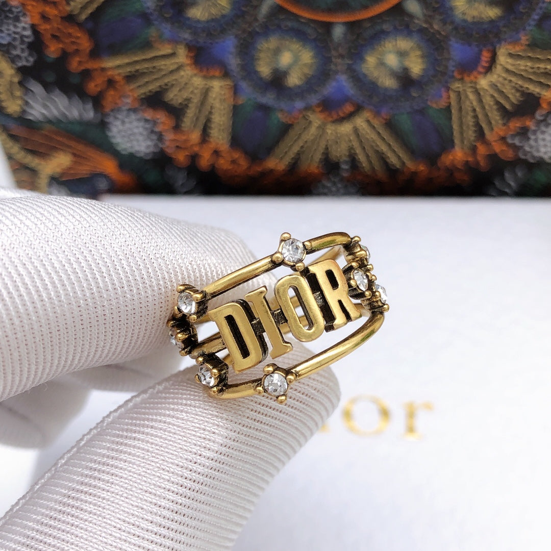 Dior Vintage 18K Gold Ring