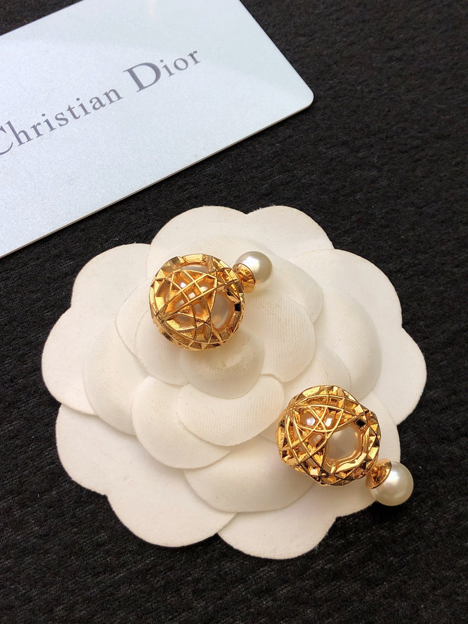 Dior Tribales 18K Gold Earrings