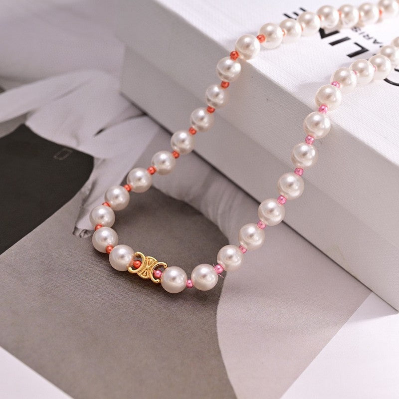Celine Plage Pearl 18K Gold Necklace
