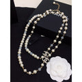 Chanel Long Pearl 18K Gold Necklace