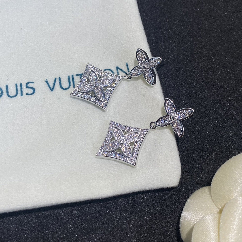 Louis Vuitton Blossom 18K Gold Earrings