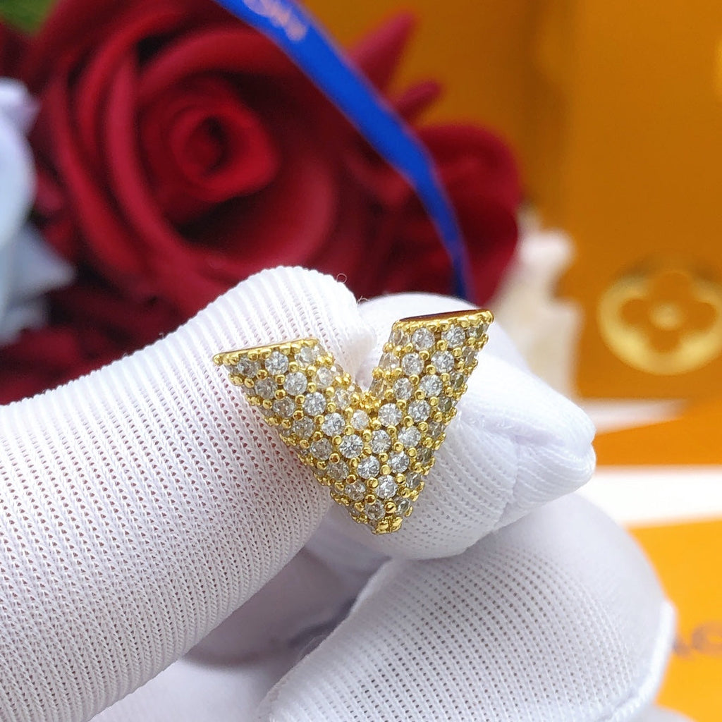 Louis Vuitton Diamonds 18K Gold Earrings