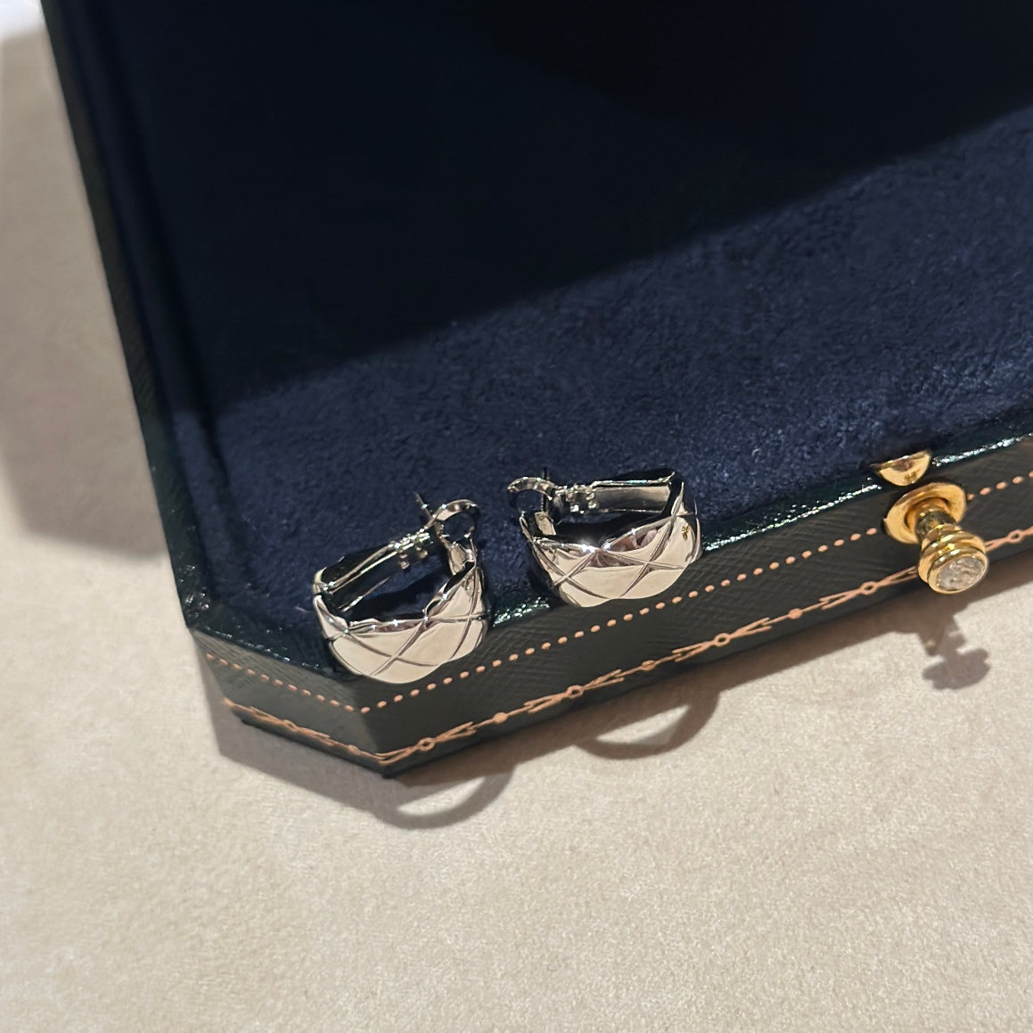 Chanel Coco Crush 18K Gold Earrings