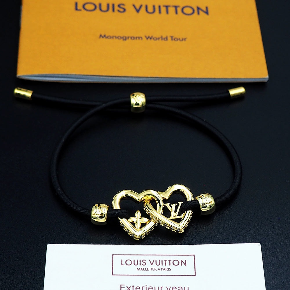 Louis Vuitton My Love Black 18K Gold Bracelet