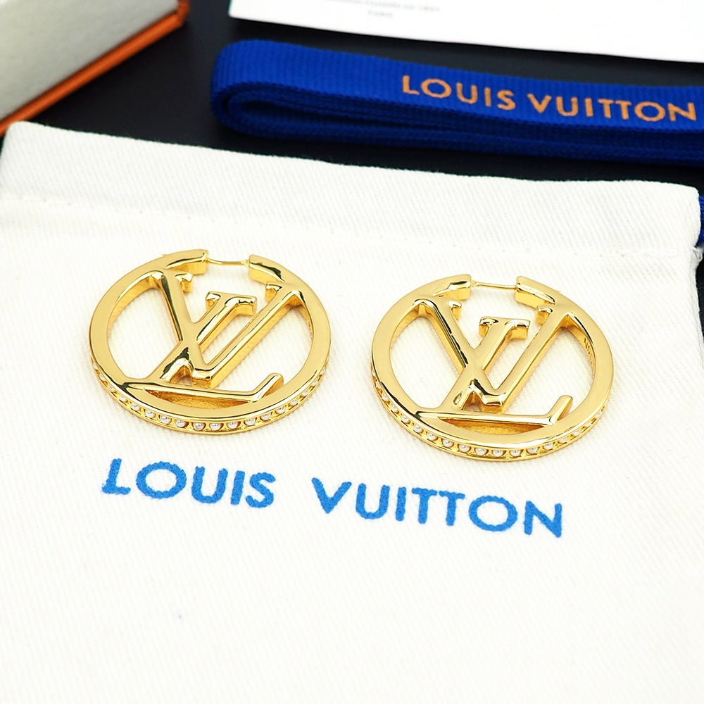 Louis Vuitton Louise Pearls 18K Gold Earrings