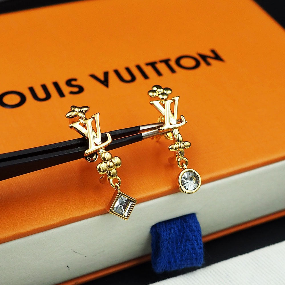 Louis Vuitton In the Sky 18K Gold Earrings