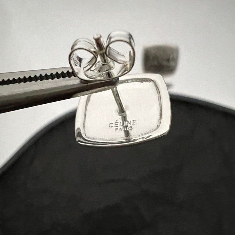 Celine 18K White Gold Earrings