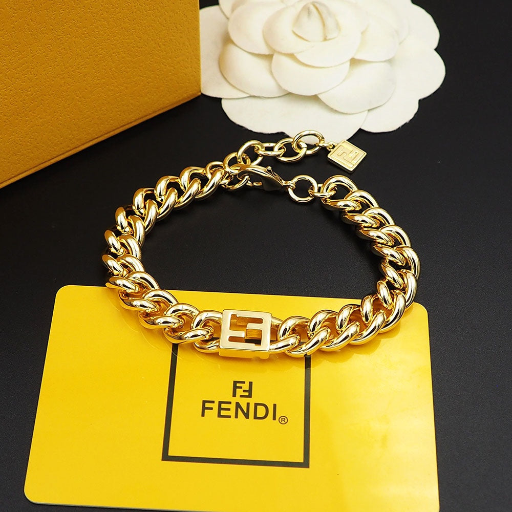 Fendi x Marc Jacobs Forever 18K Gold Bracelet