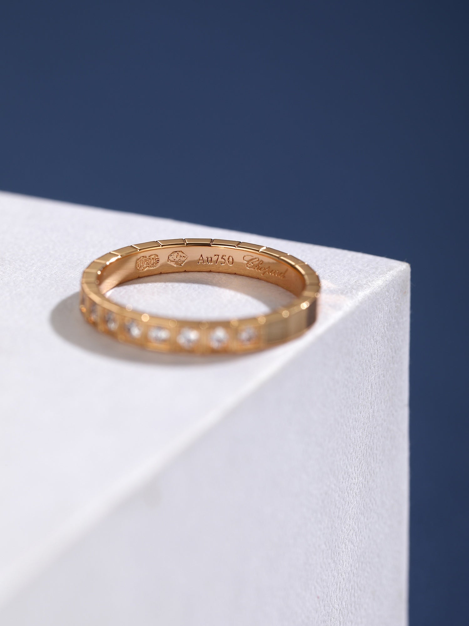 Ice Cube Diamonds 18K Gold Ring