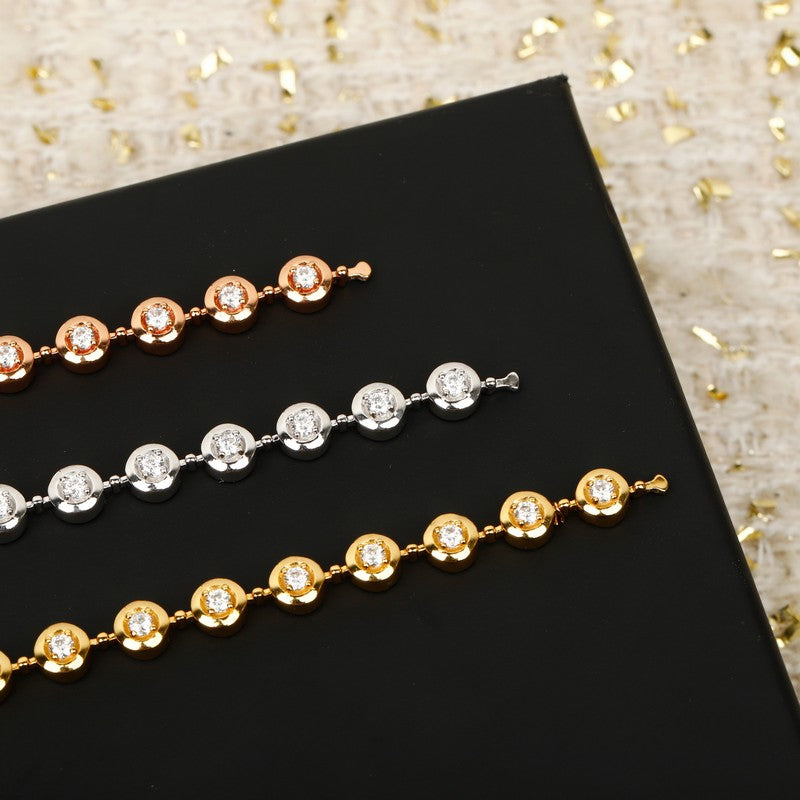 Chanel NO.5 Diamond Gold 18K Gold Bracelet