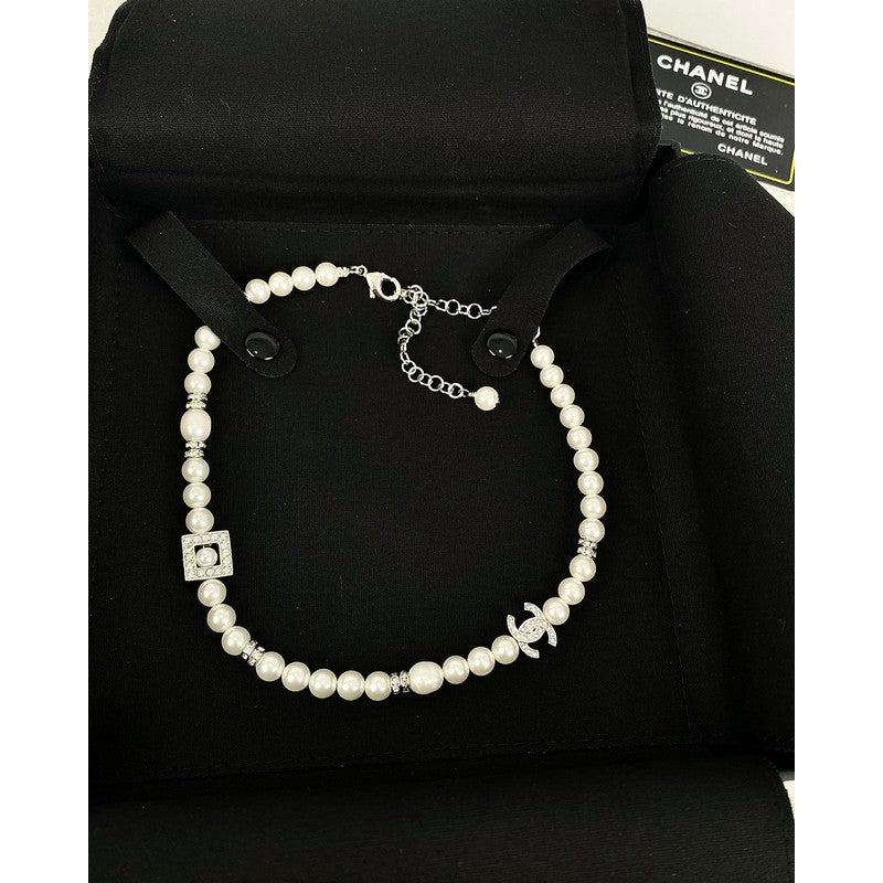 Chanel Pearl 18K Gold Necklace