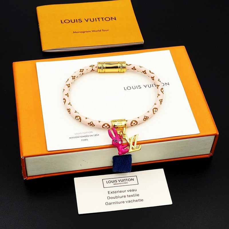 Louis Vuitton Animogram 18K Gold Bracelet
