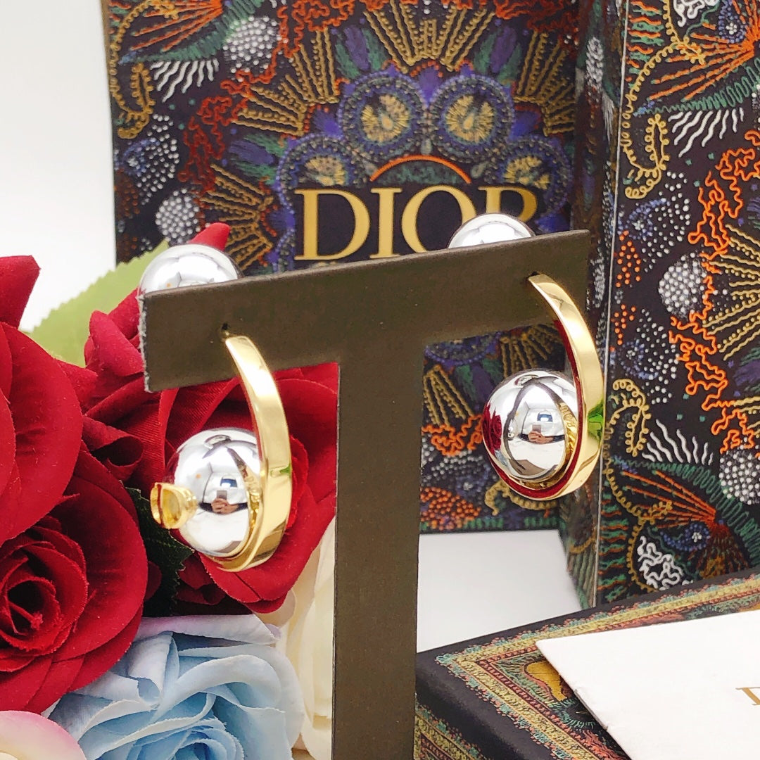 Dior Tribales 18K Gold Earrings