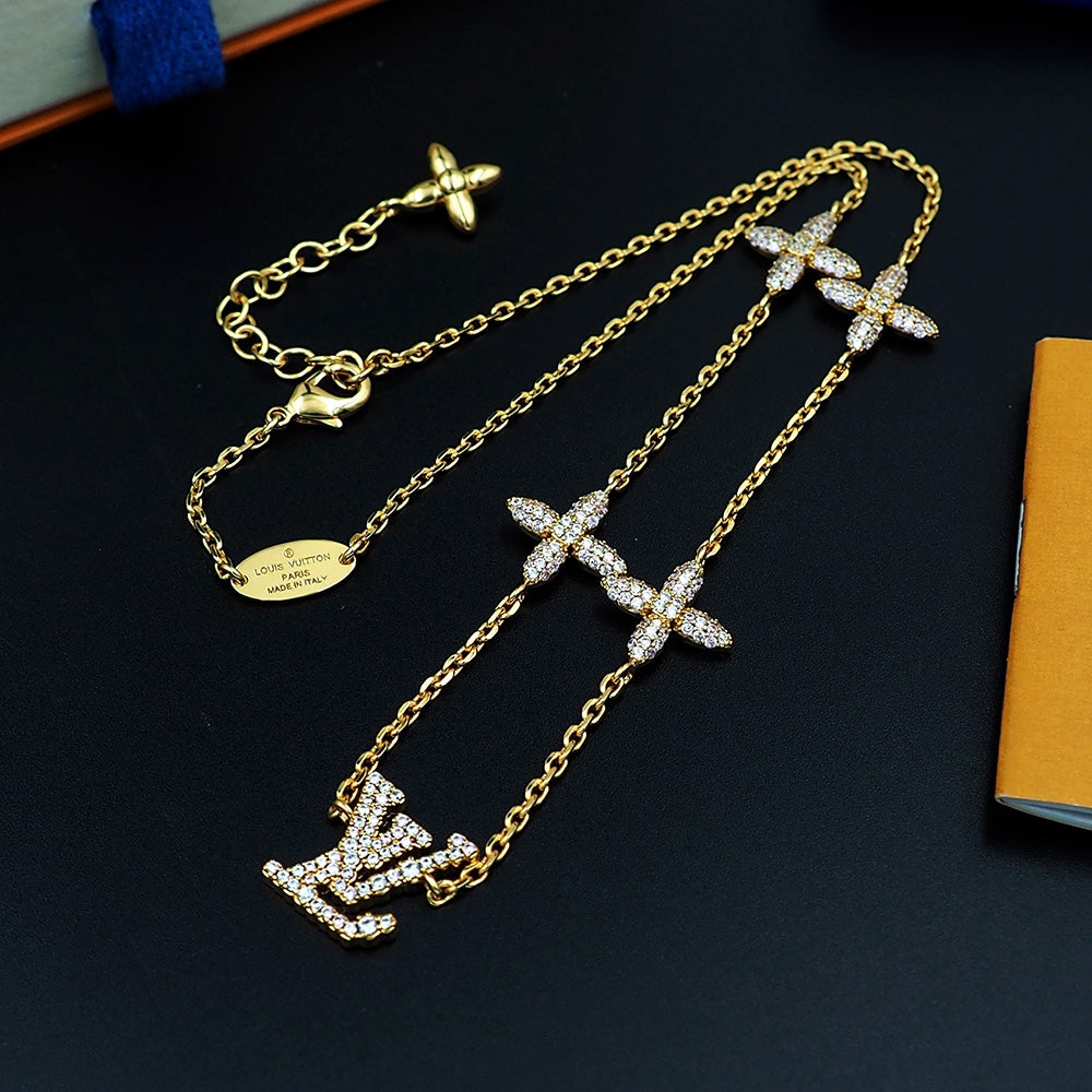 Louis Vuitton Iconic Tresor 18K Gold Necklace