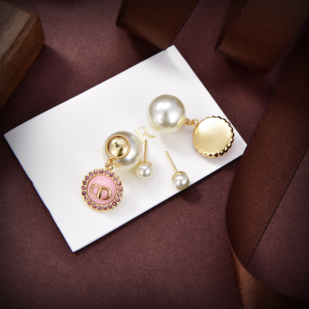Dior Pearls 18K Gold Earrings