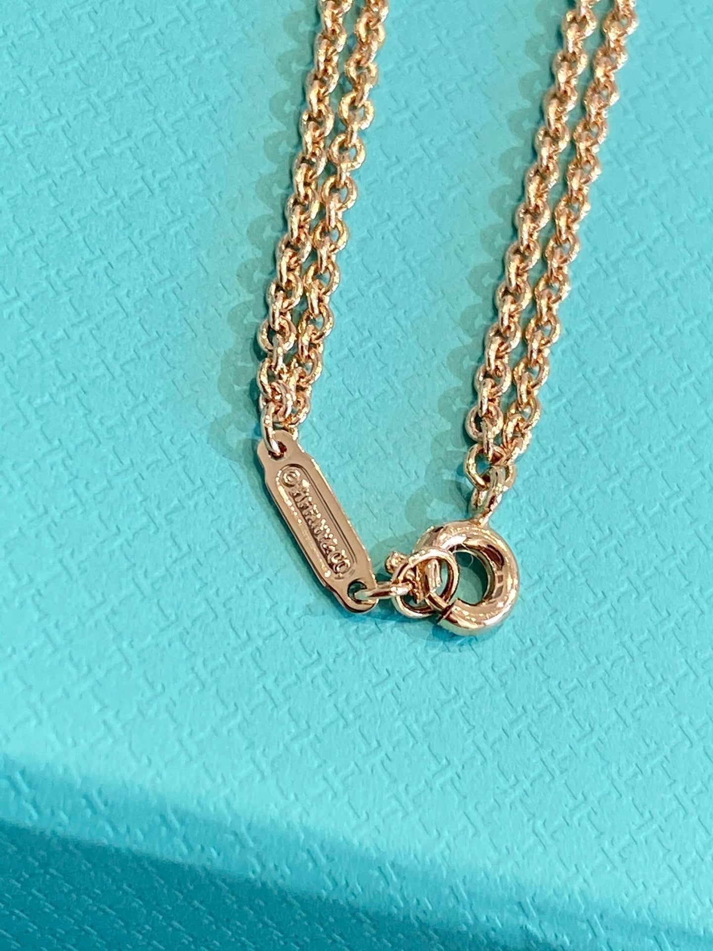 Tiffany HardWear Double Link 18K Gold Necklace