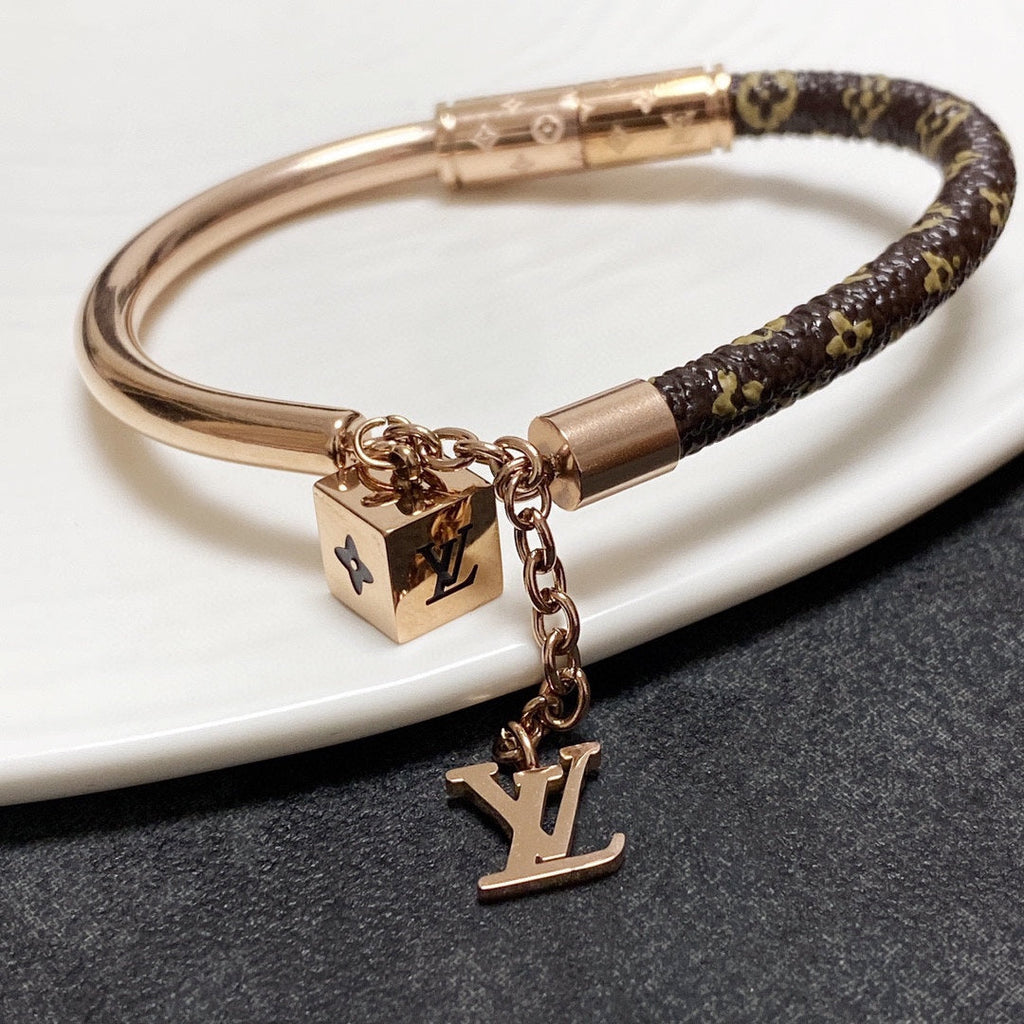 Louis Vuitton Dice 18K Gold Bracelet
