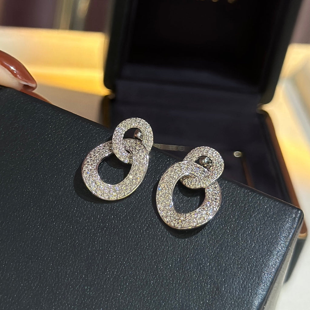 Olympia Diamonds 18K Gold Earrings
