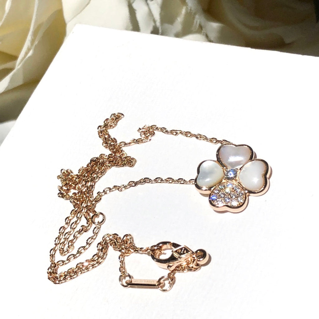 Cosmos Clip pendant 18K Gold Necklace