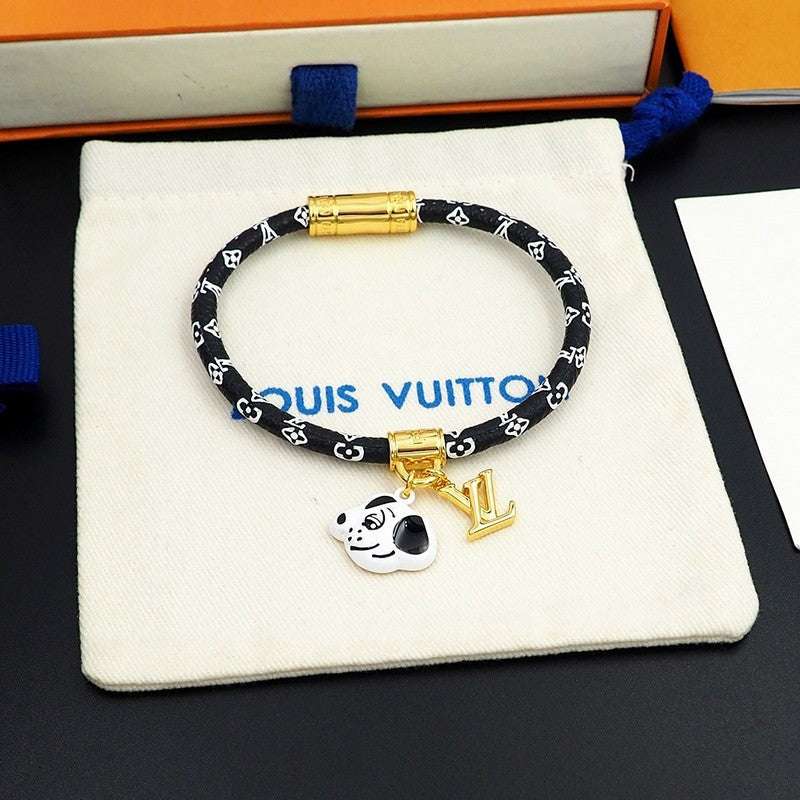 Louis Vuitton Animogram 18K Gold Bracelet