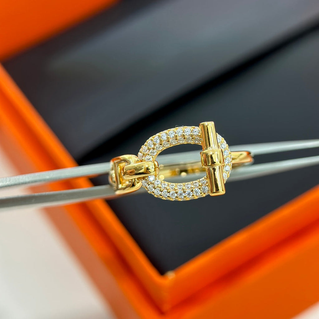 Hermes Adage 18K Gold Ring
