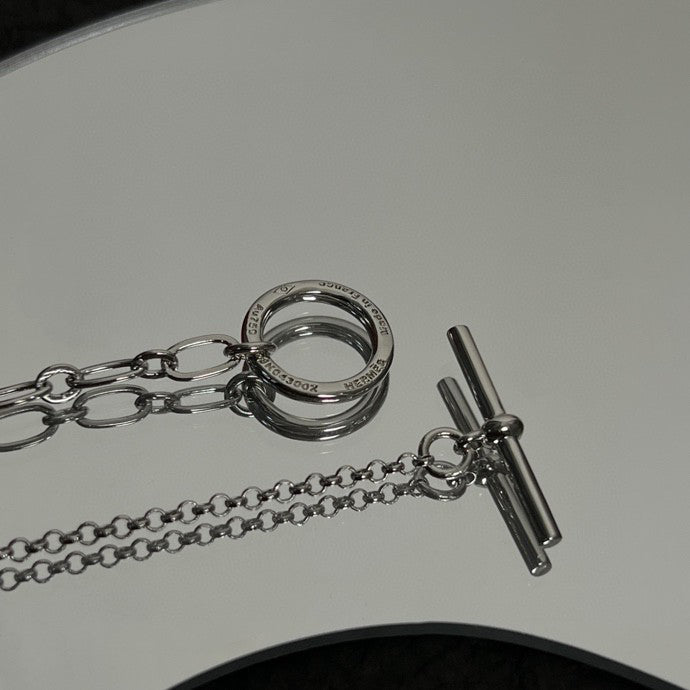 Hermes Chaine D'ancre Chain 18K Gold Necklace