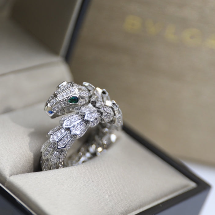 Bvlgari Serpenti Tubolari 18K Gold Ring