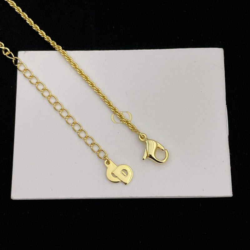Dior Vintage Bag 18K Gold Necklace