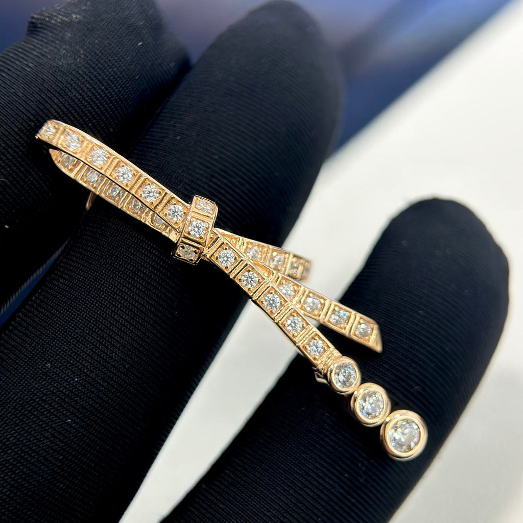 Chanel Ruban Diamonds 18K Gold Ring