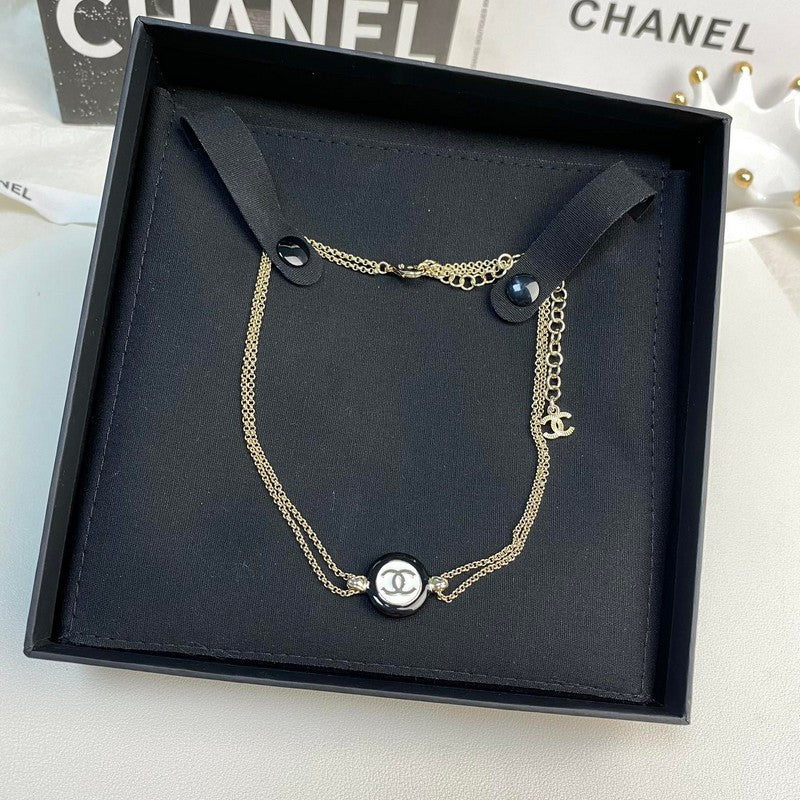 Chanel Chain Choker 18K Gold Necklace
