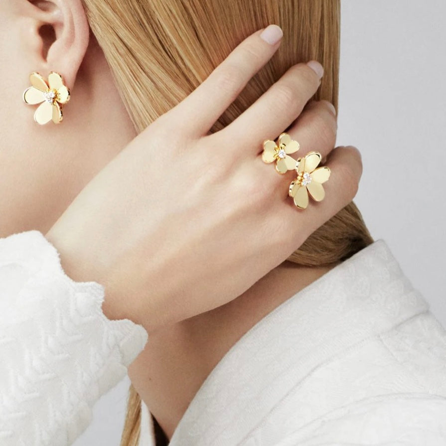 Frivole Large Model 18K Gold Earrings