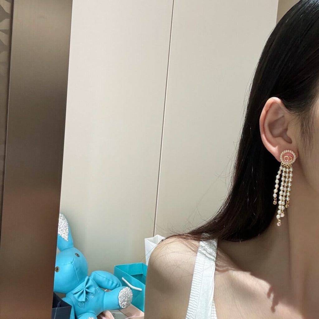 Dior Petit Tassel 18K Gold Earrings