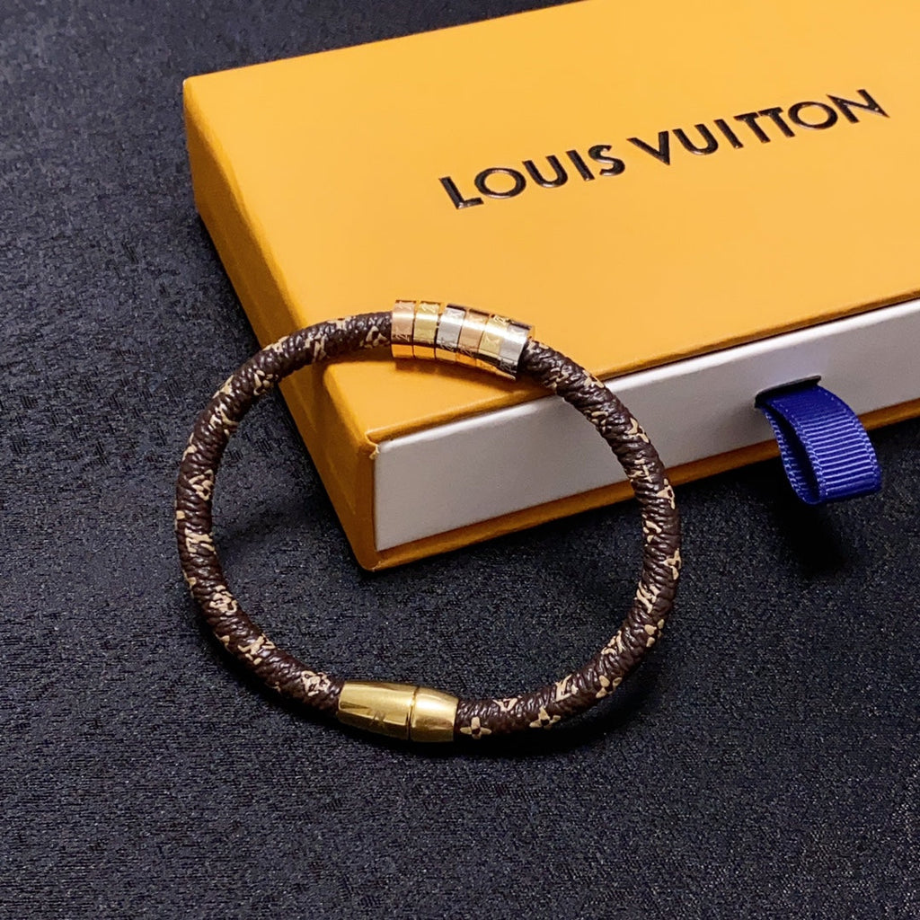 Louis Vuitton Monogram 18K Gold Bracelet