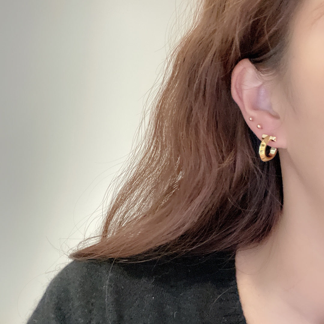 Tiffany Hoop 18K Gold Earrings