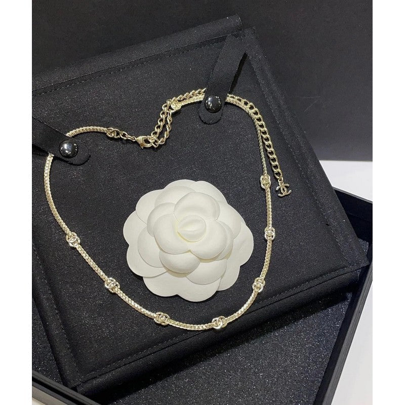 Chanel Chain 18K Gold Necklace
