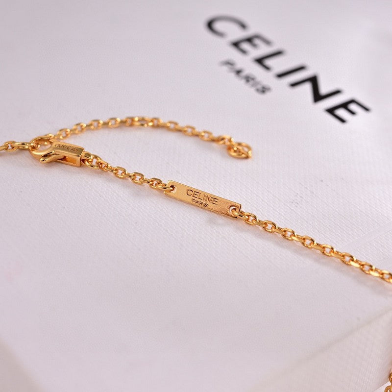 Celine Teen Charms 18K Gold Necklace
