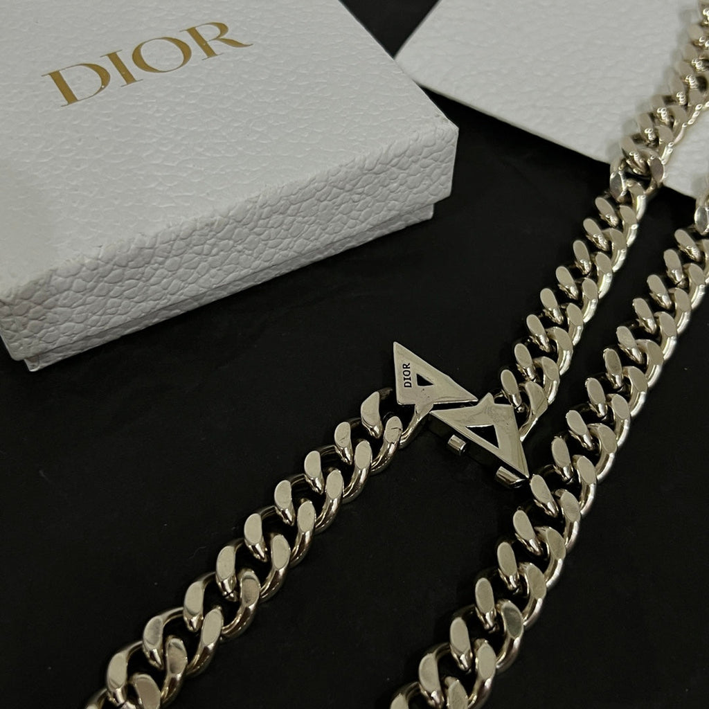 Dior Diamond Chain 18K Gold Necklace