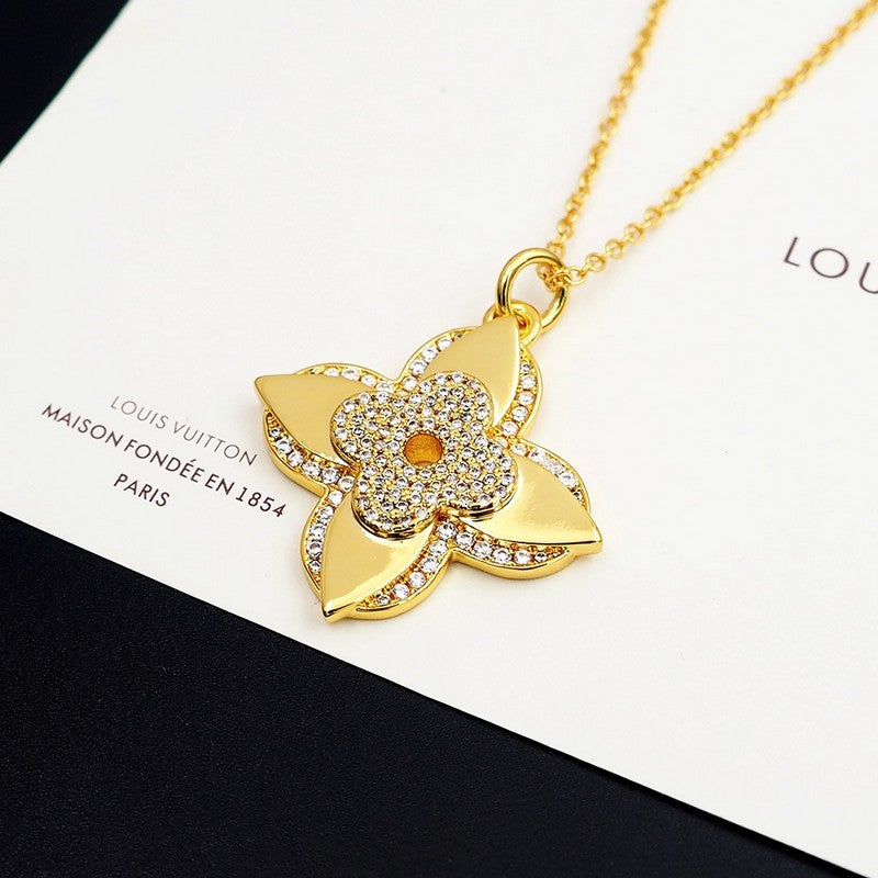Louis Vuitton Medaillon 18K Gold Necklace