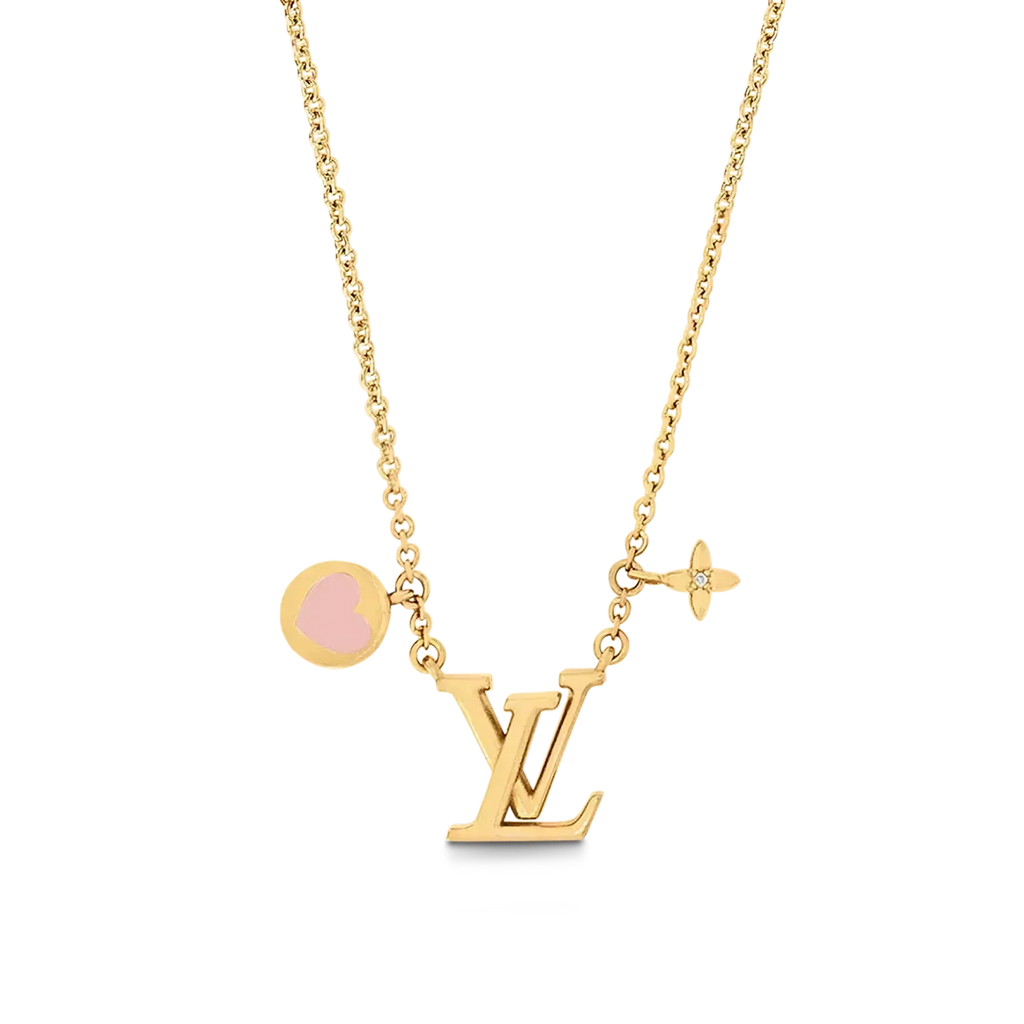 Louis Vuitton Iconic Heart 18K Gold Necklace