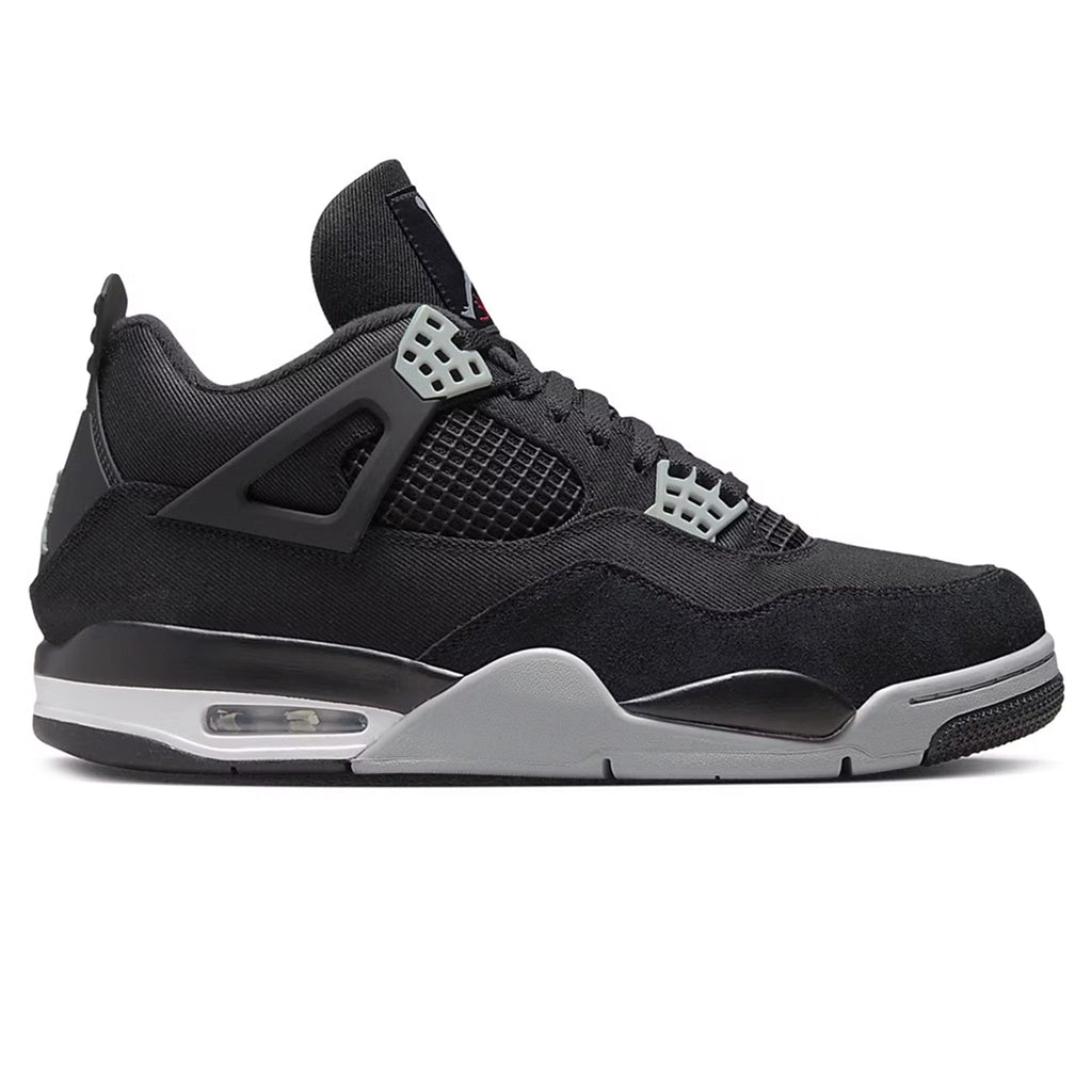 Air Jordan 4 Retro SE Black Canvas Sneakers