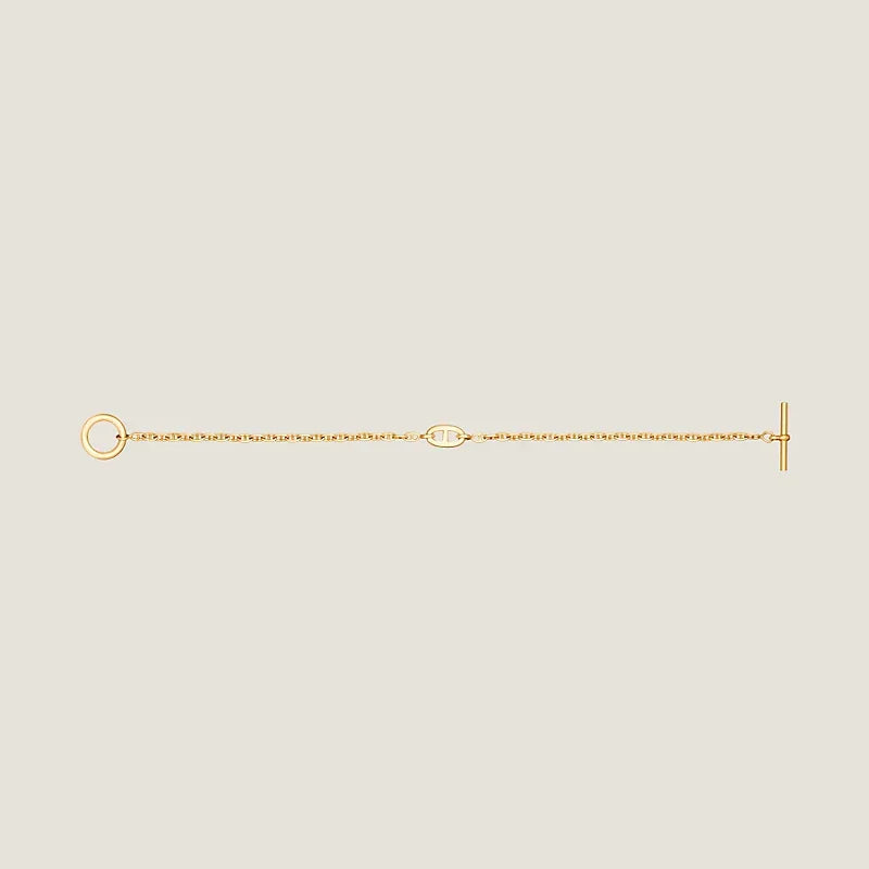 Hermes New Farandole 18K Gold Bracelet
