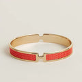 Hermes Olympe Orange 18K Gold Bracelet