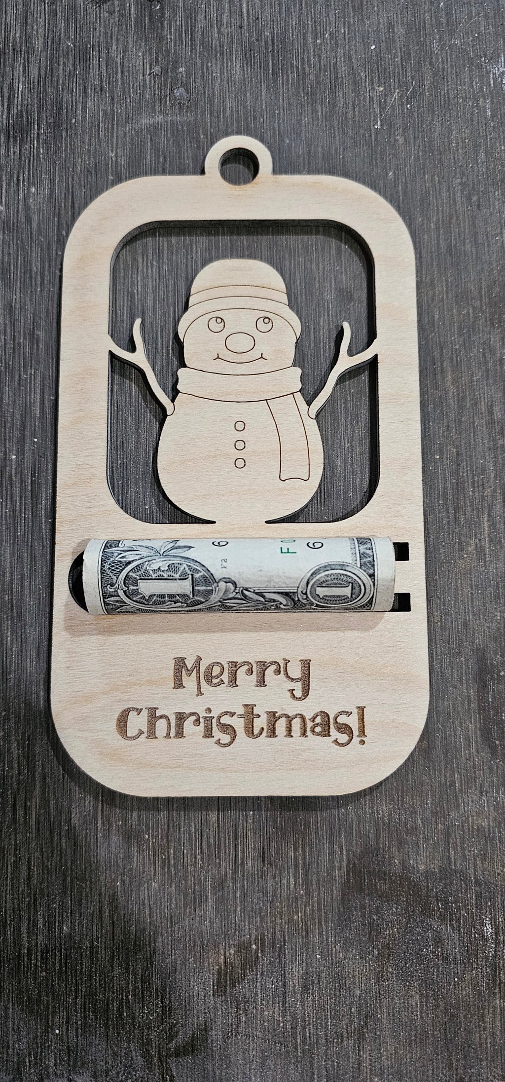 Christmas Cash Ornament- Christmas Tree