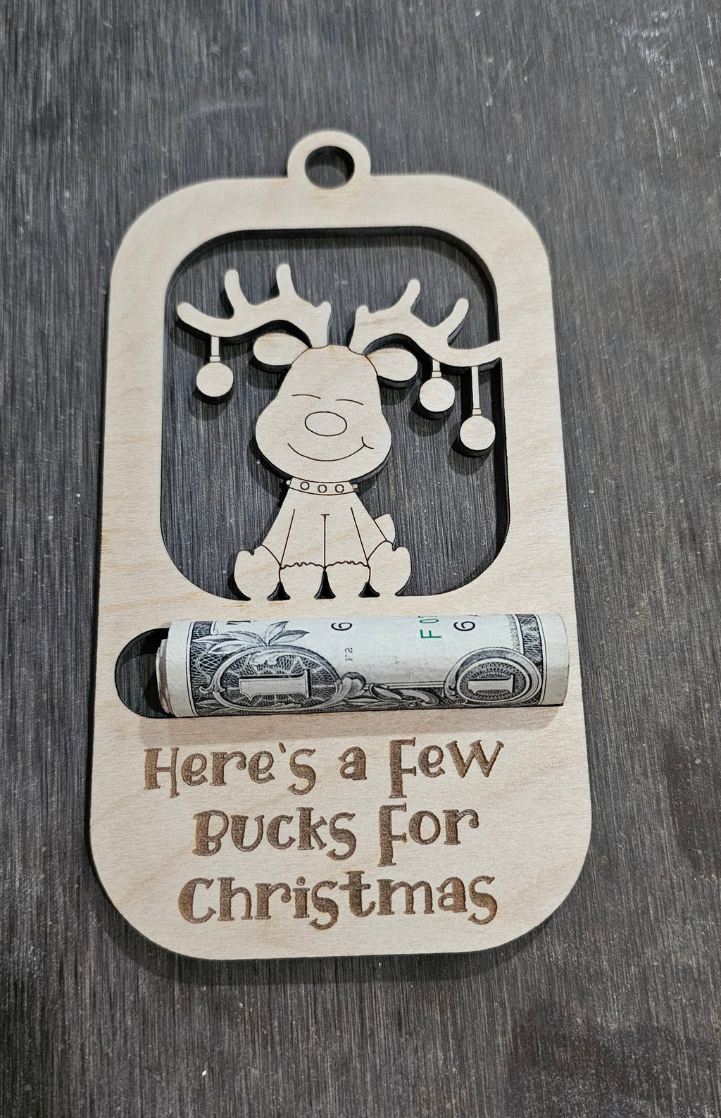 Christmas Cash Ornament- Christmas Tree