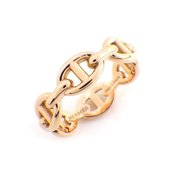 Hermes Chaine D'Ancre Enchainee 18K Gold Ring