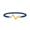 Louis Vuitton Volt Upside Down Play Blue 18K Gold Bracelet