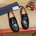 Dior Black Buckle Loafers — hero